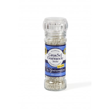 navulbare zoutmolen inclusief 75 gram gedroogd Keltisch zeezout (zonder etiket)
